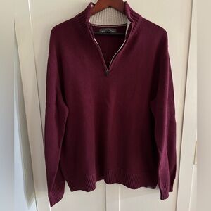 Eddie Bauer Men’s Quarter Zip Sweater